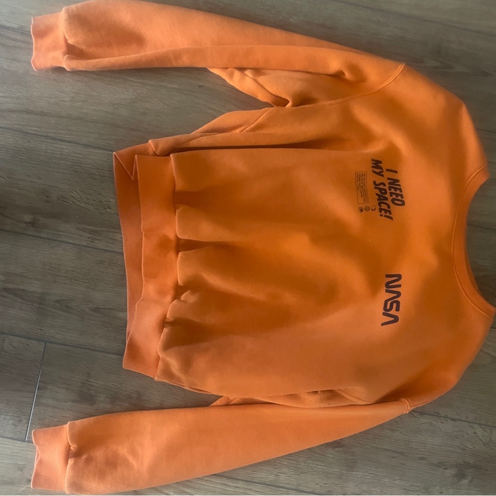 H&M Orange NASA Sweatshirt